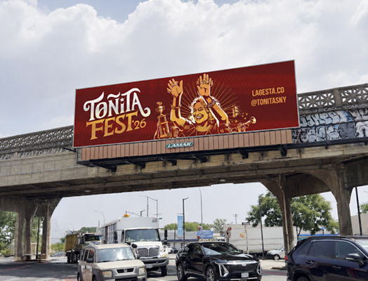 Lamar Advertising Company Tonita Billboard in New York