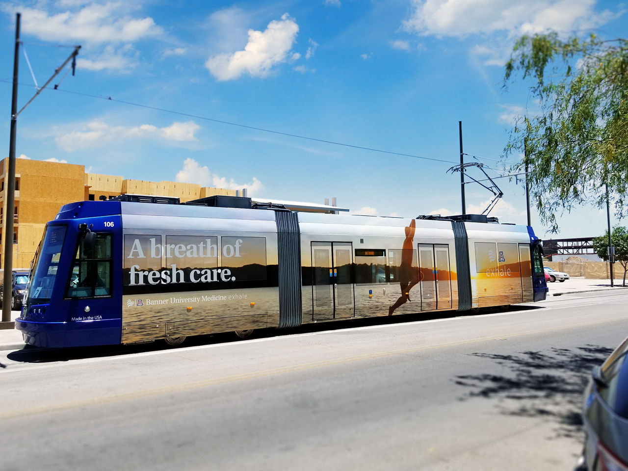 Banner University Medicine Rail Wrap 