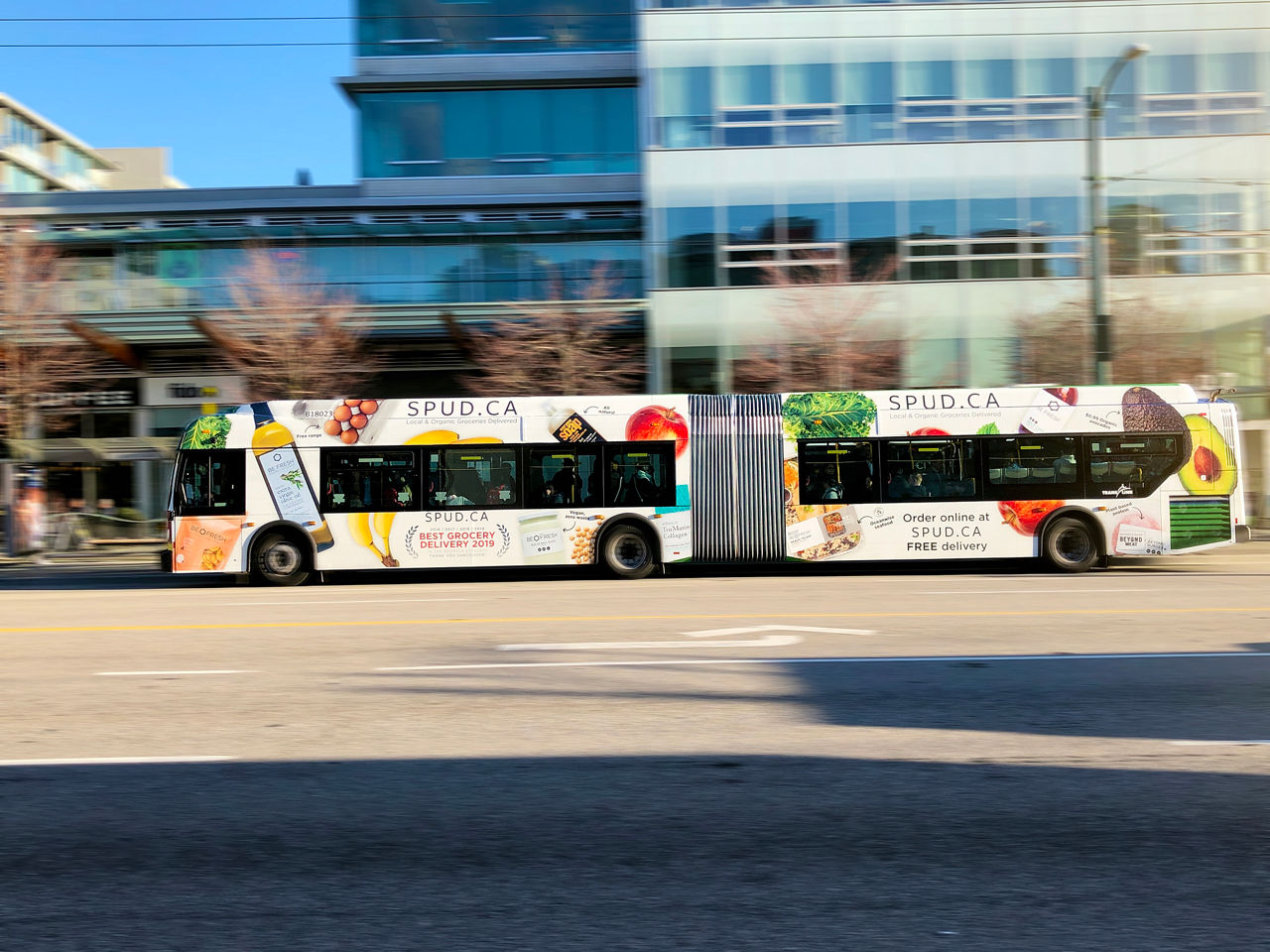 SPUD.CA Bus Advertisement