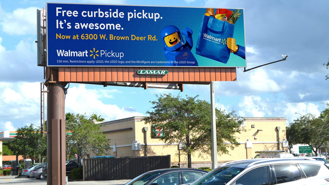 walmart digital billboard