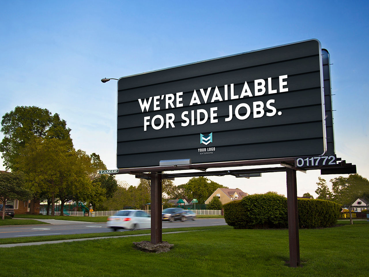 We_re available for side jobs - poster