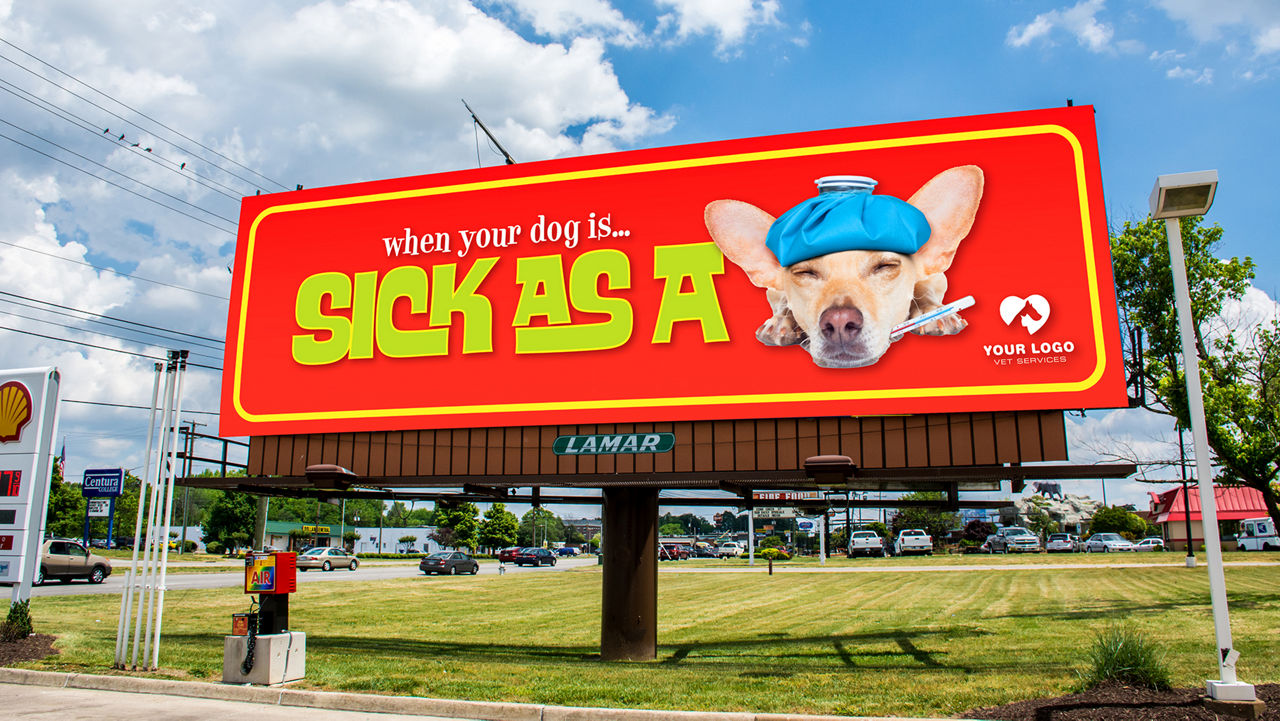 When your dog is sick as a dog