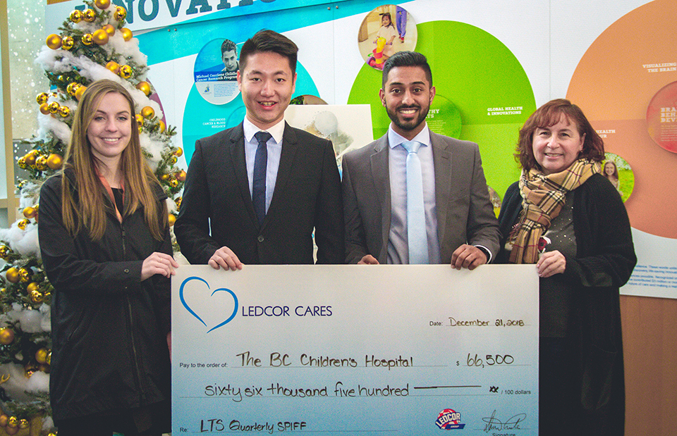 LTS Employees And Telus Raise Over $133,000 For BC Children's Hospital