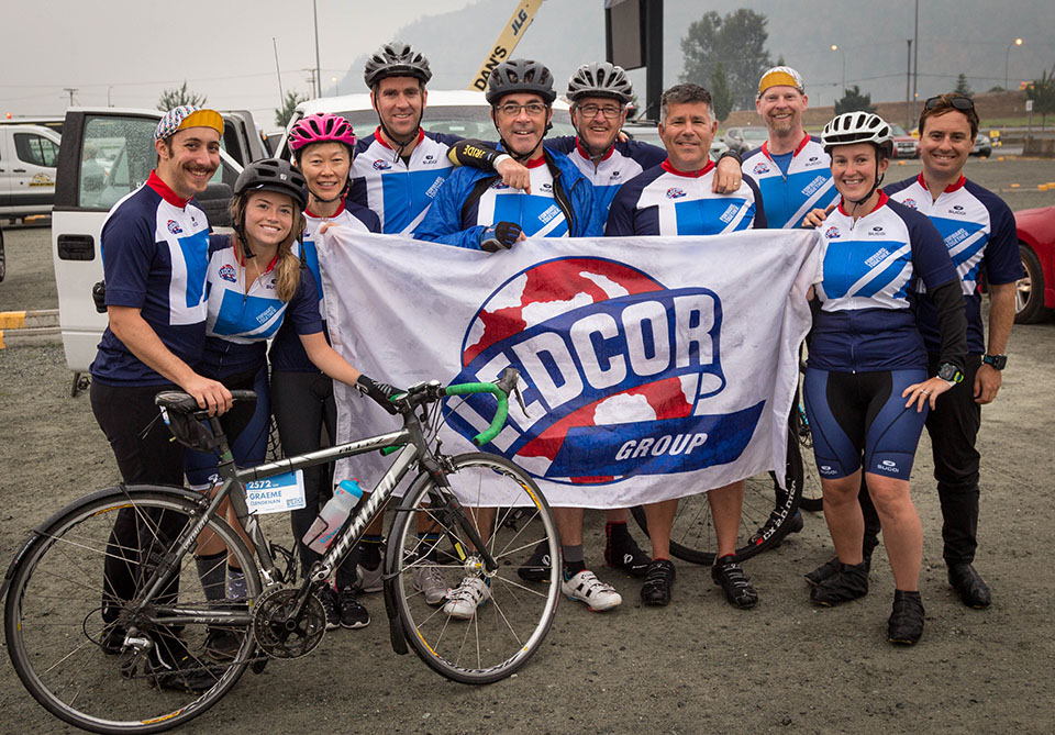 Ledcor Bike Team Rides to Conquer Cancer