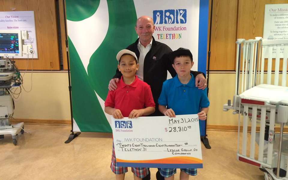 Ledcor Donates $28,810 in 31st Annual IWK Telethon for Children