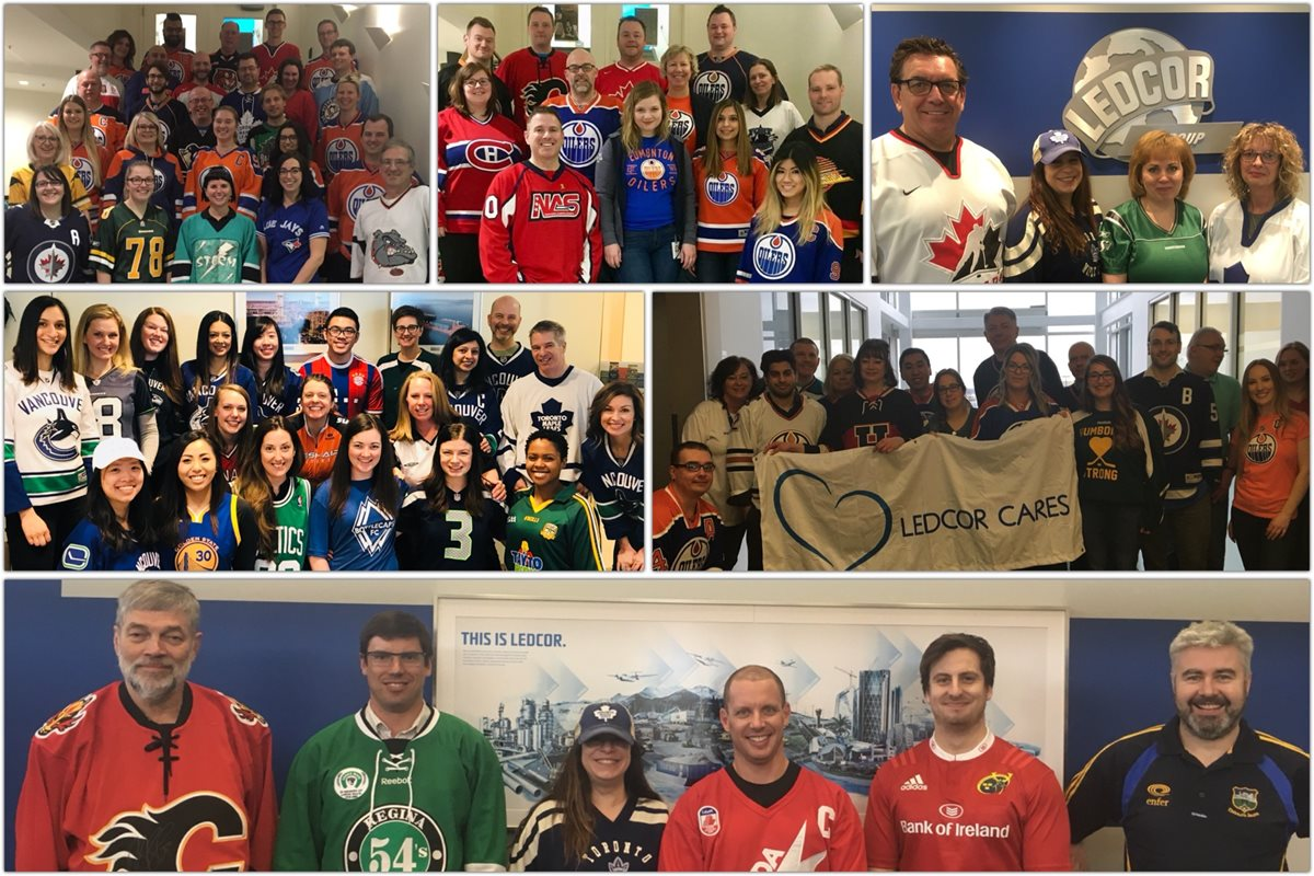 Ledcor Employees Show Their Support For The Humboldt Broncos