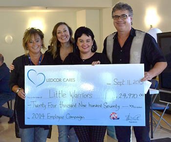 Ledcor Is a Proud Supporter of Little Warriors and the Be Brave Ranch
