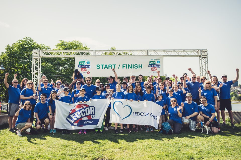 Ledcor Raises Over $152,000 For 2018 Walk So Kids Can Talk