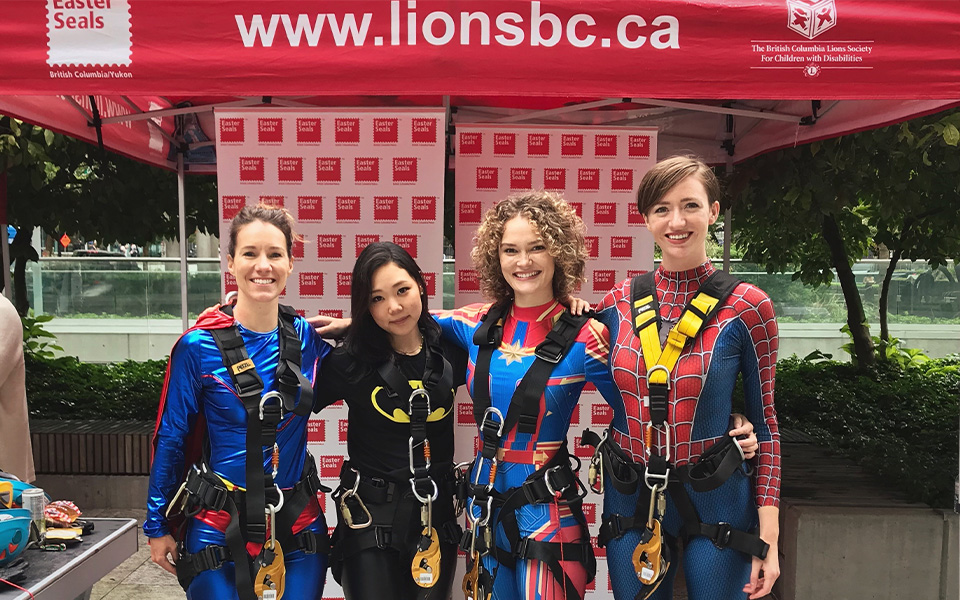 Ledcor Superheroes Rappelled 23 Stories For Easter Seals