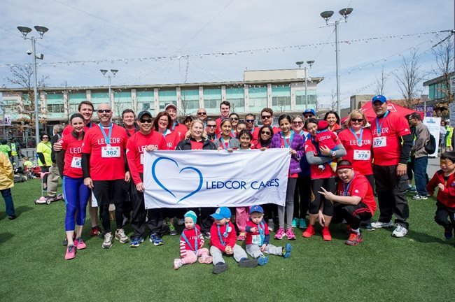 Ledcor raises $61,230 for Pediatric Oncology Group and SickKids