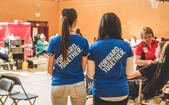 Ledcor’s First Ever On-site Mobile Blood Donation Clinic in Edmonton