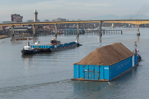 TugBoat with Barge