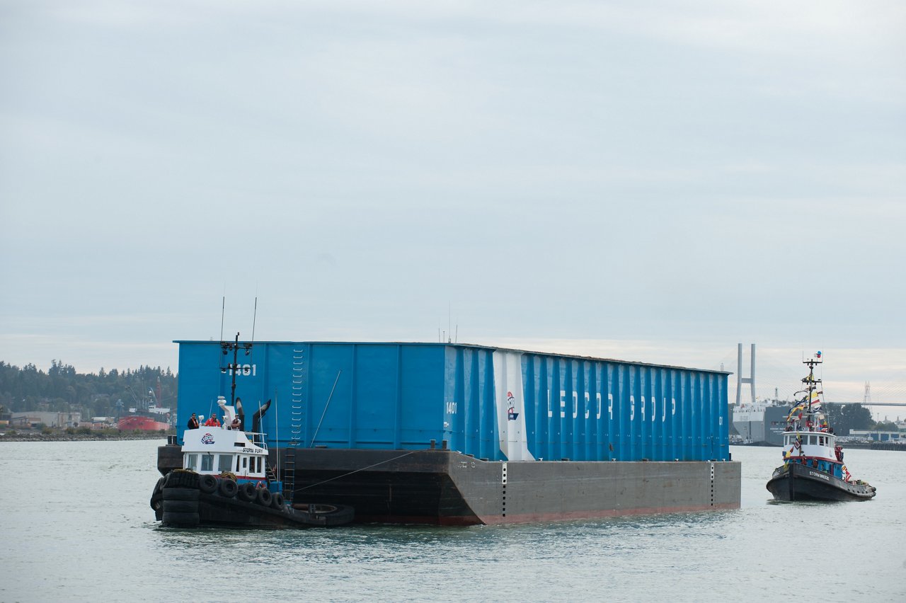 Tugboat and Barge for Marine operation.