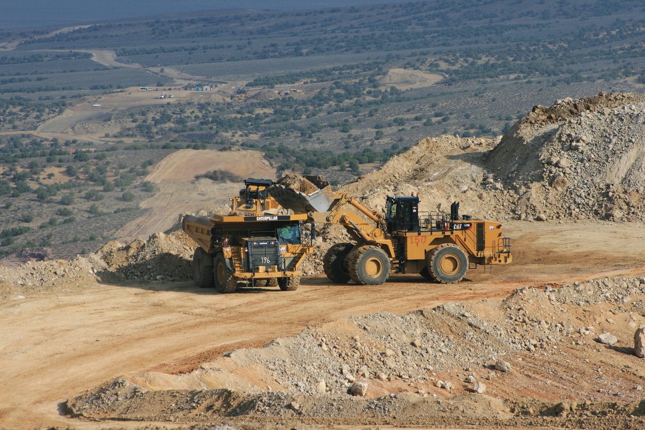 Aerial view of the site.