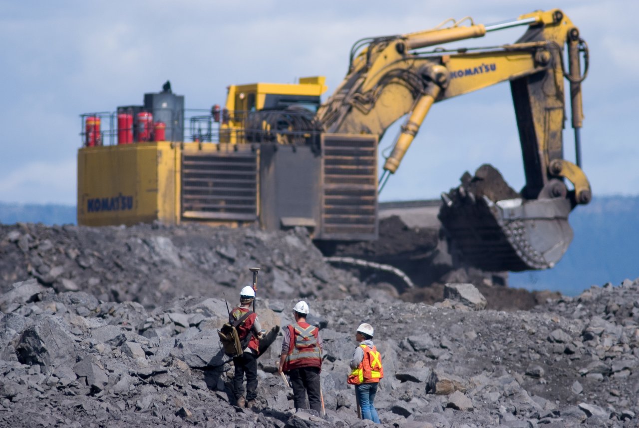 Perry Creek excavator photo