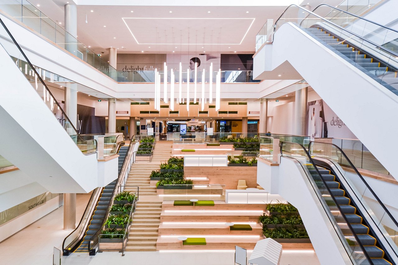 Interior view of the lobby