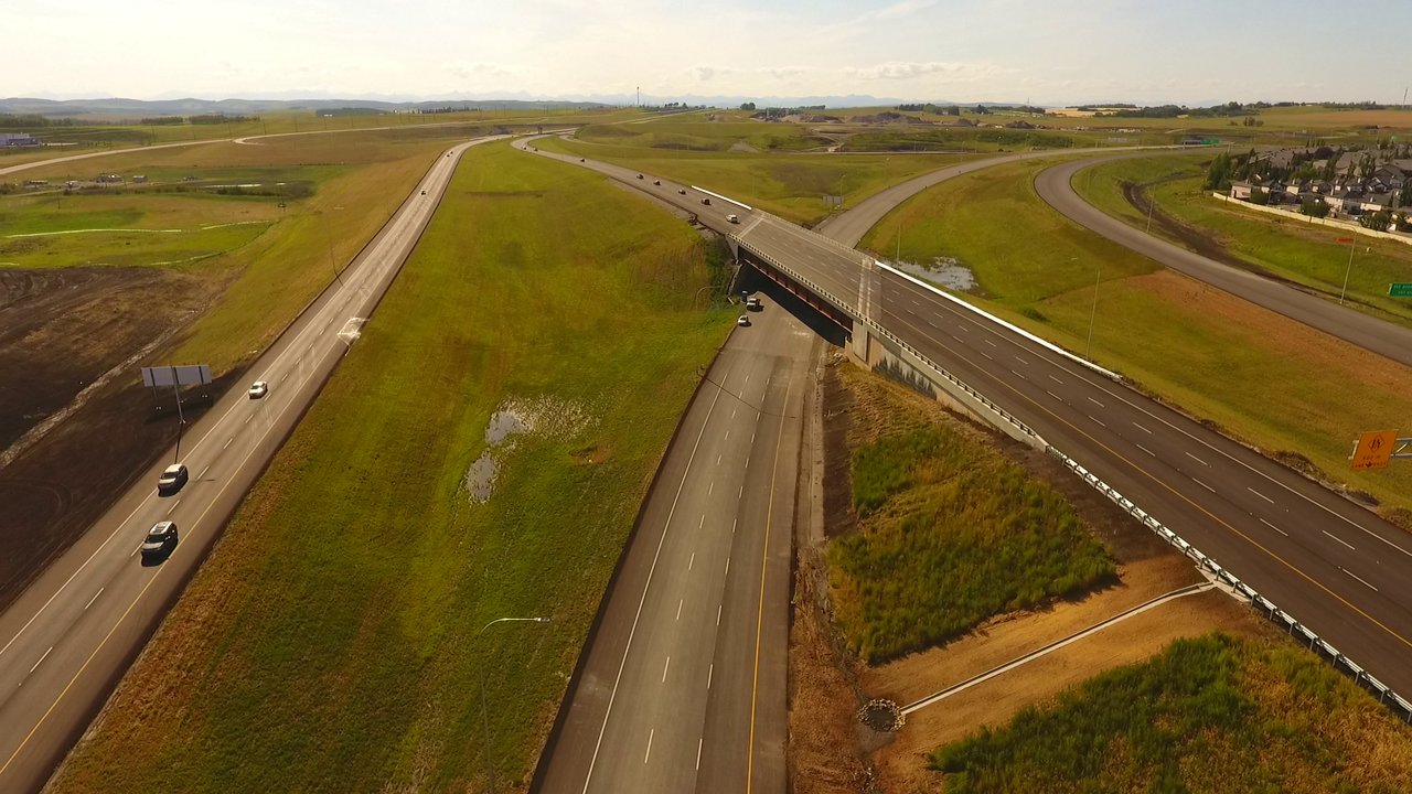 Aerial view of Highway.