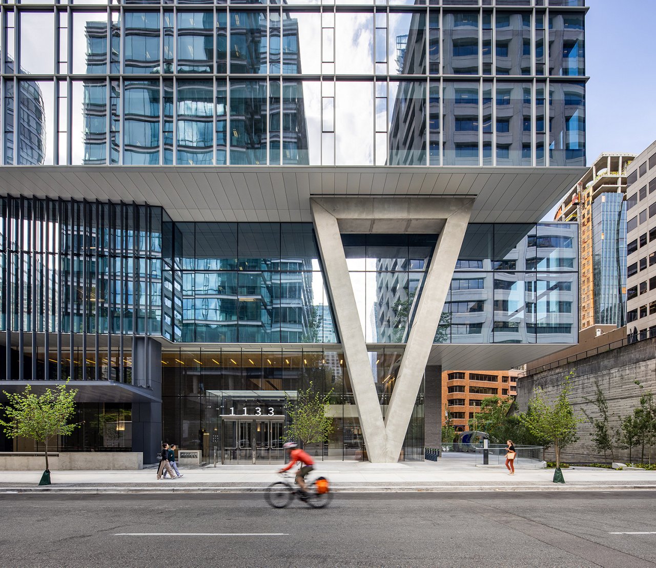 The Stack Office Tower main gate enterance.