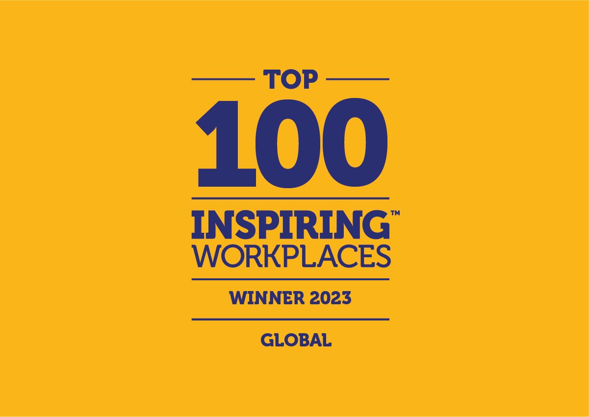 2023 Top 100 Inspiring Workplaces Award Winner Global