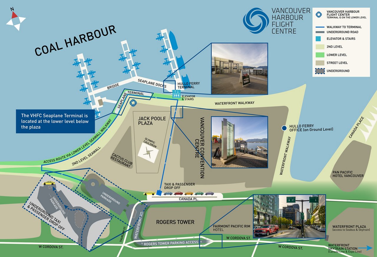 VHFC Parking and Drop-Off Map