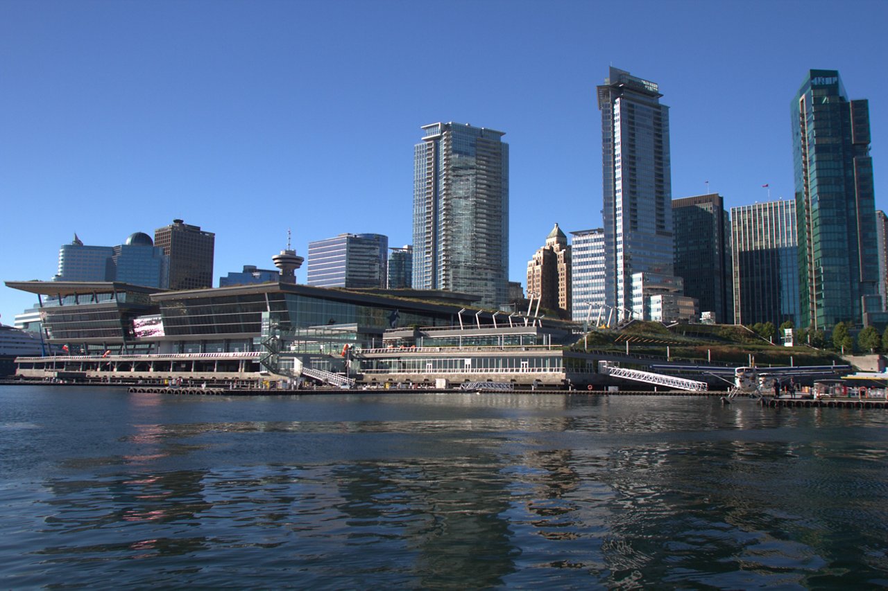 Exterior view of Vancouver Harbour Flight Center building