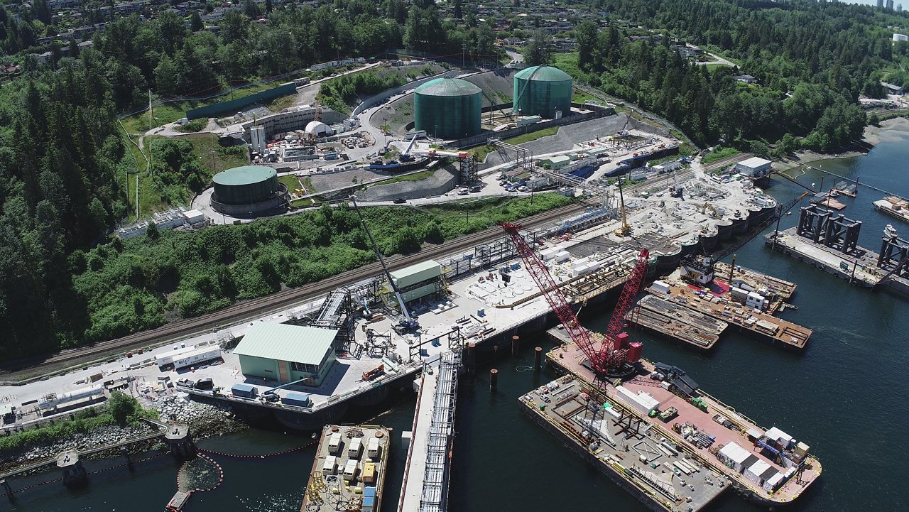 Aerial view of site