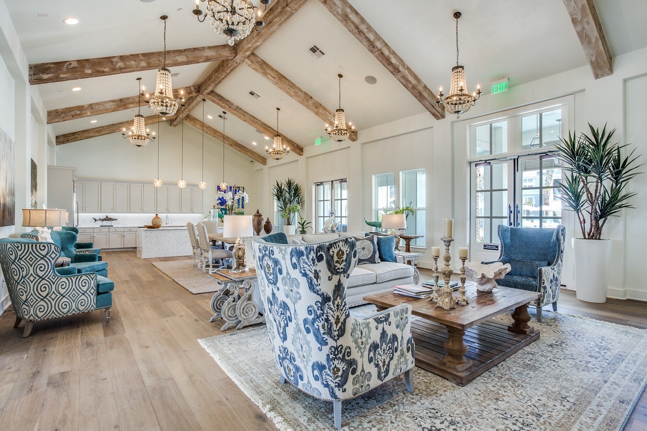 The clubhouse interior of Edgewater