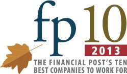 Financial Post’s Ten Best Companies to Work For