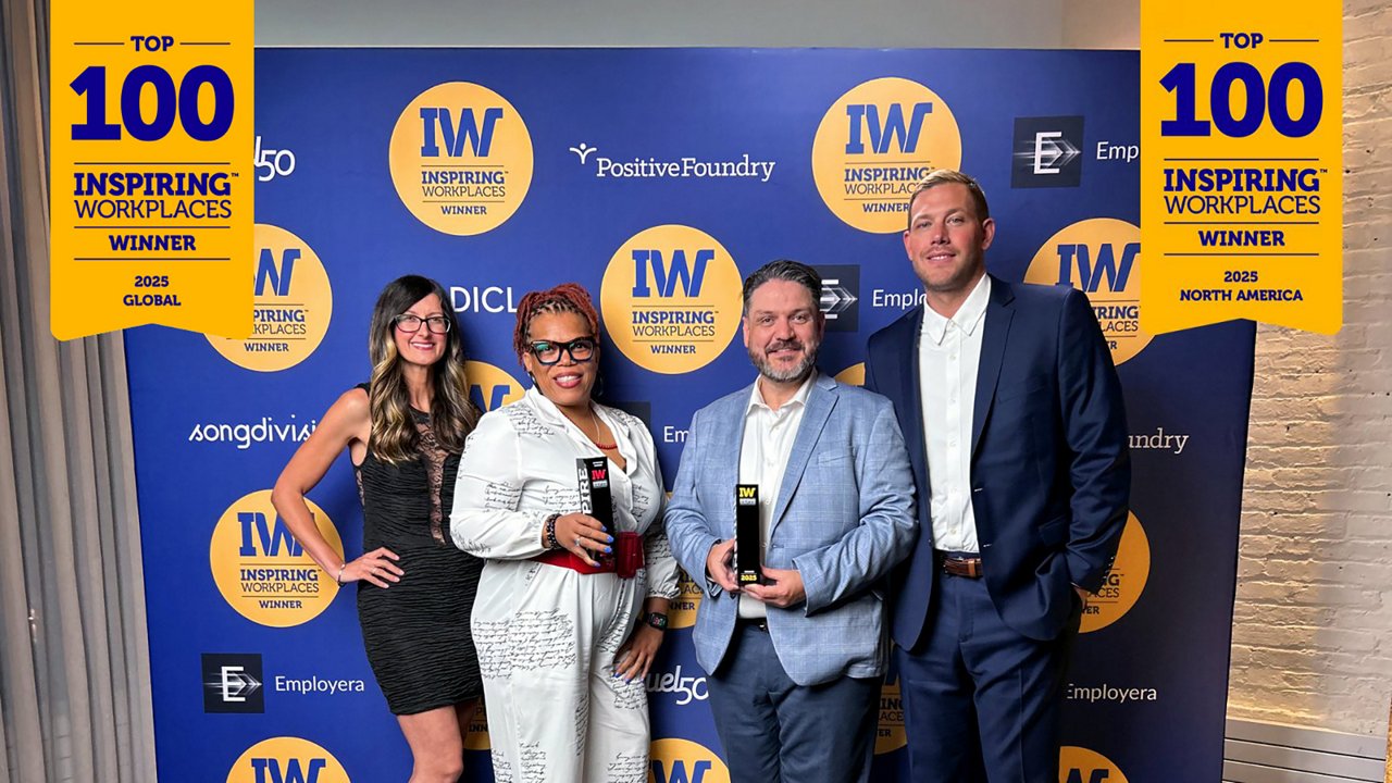 Top 100 Inspiring Workplaces for 2025 Award Group Photo