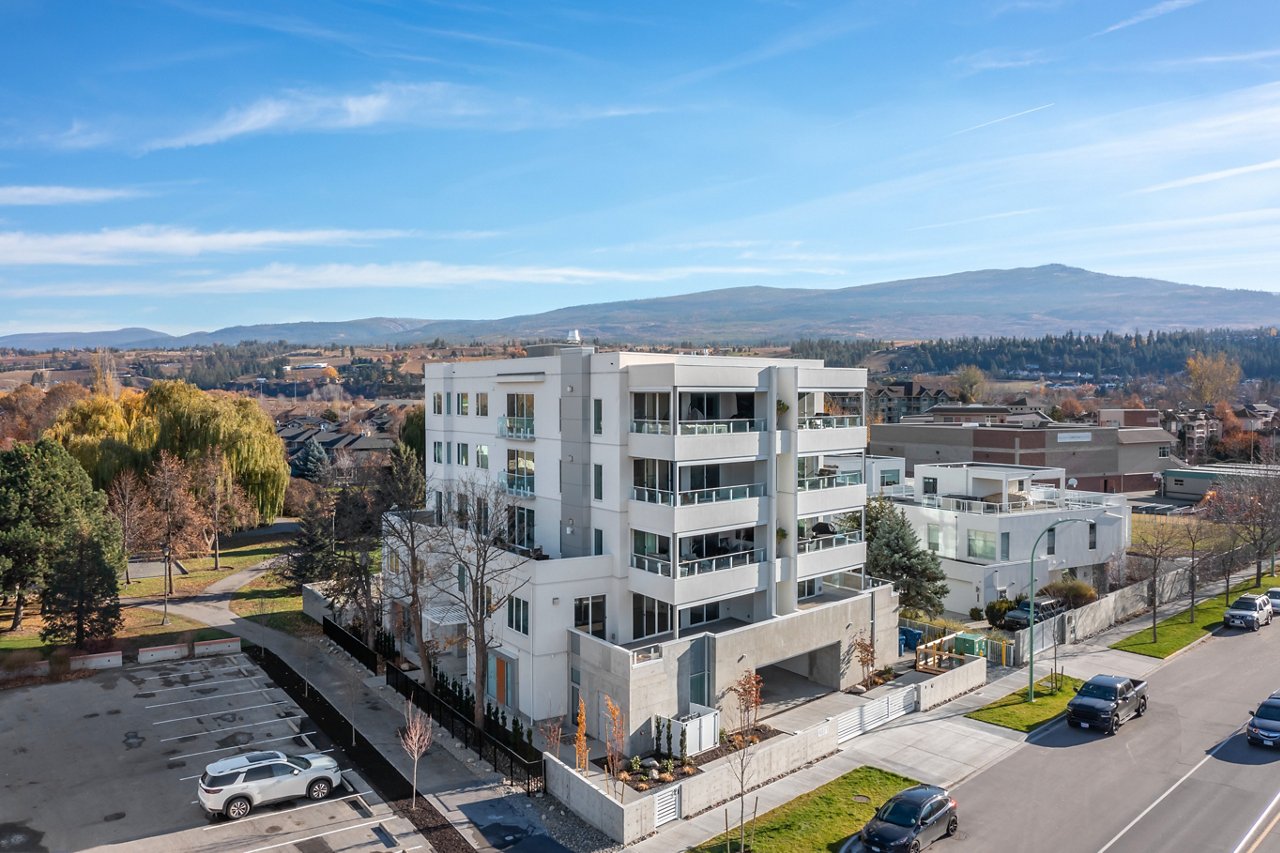 Lakeshore residences at daytime