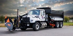 Ledcor's Snowplow Truck at Sault St Marie 