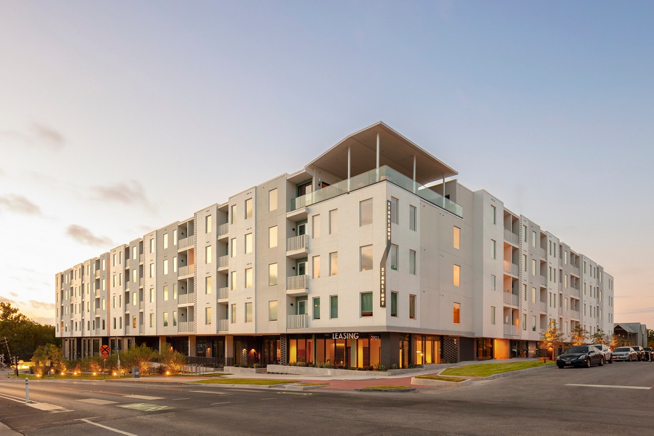 The exterior of The Starlight residences