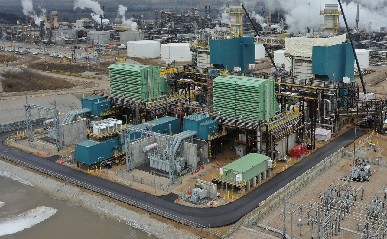A Suncor natural gas cogeneration system