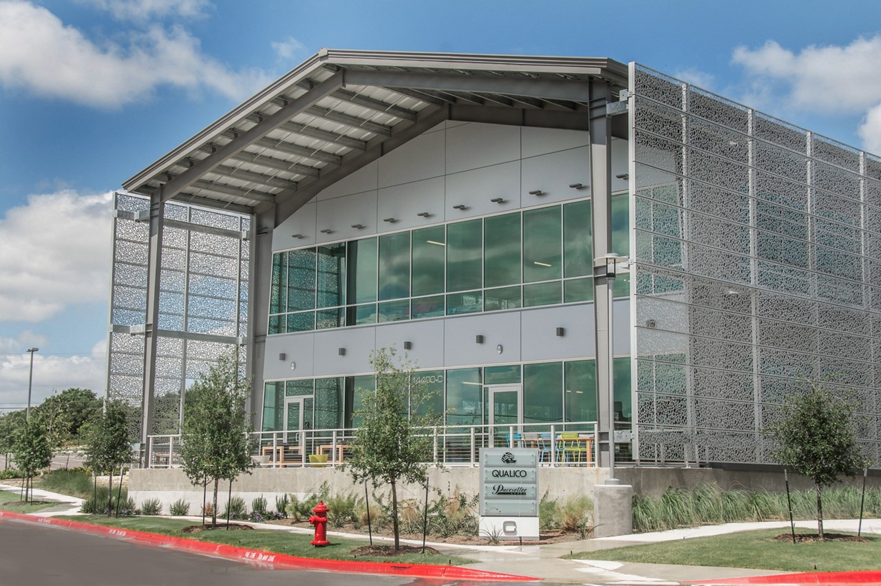 The exterior facade of the Techridge facility