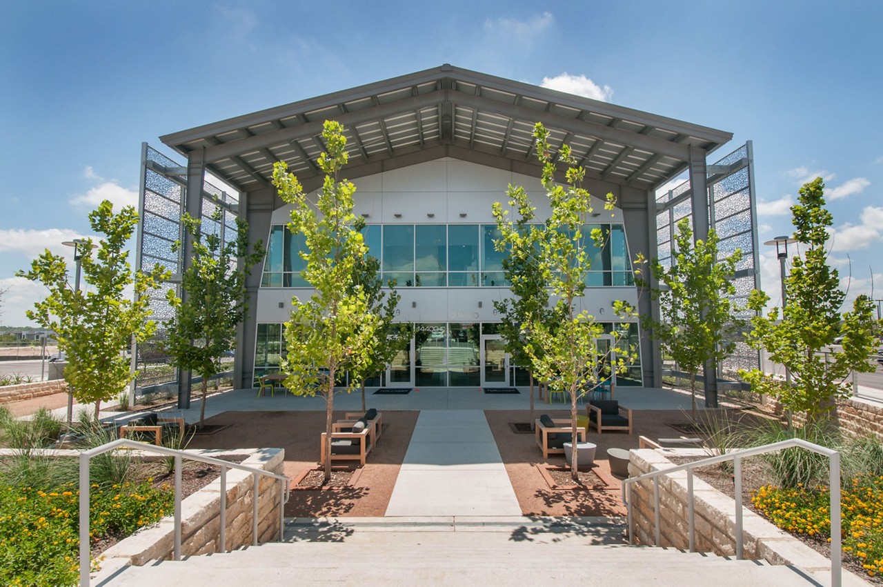 The exterior facade of the Techridge facility