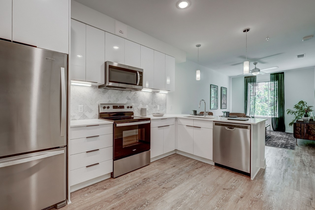 The Pearl apartment interior kitchen