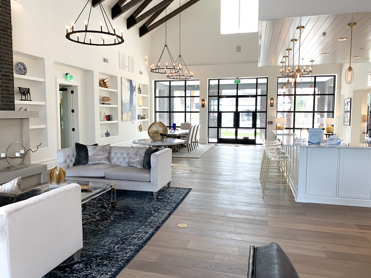 The interior of the clubhouse at The Vineyard