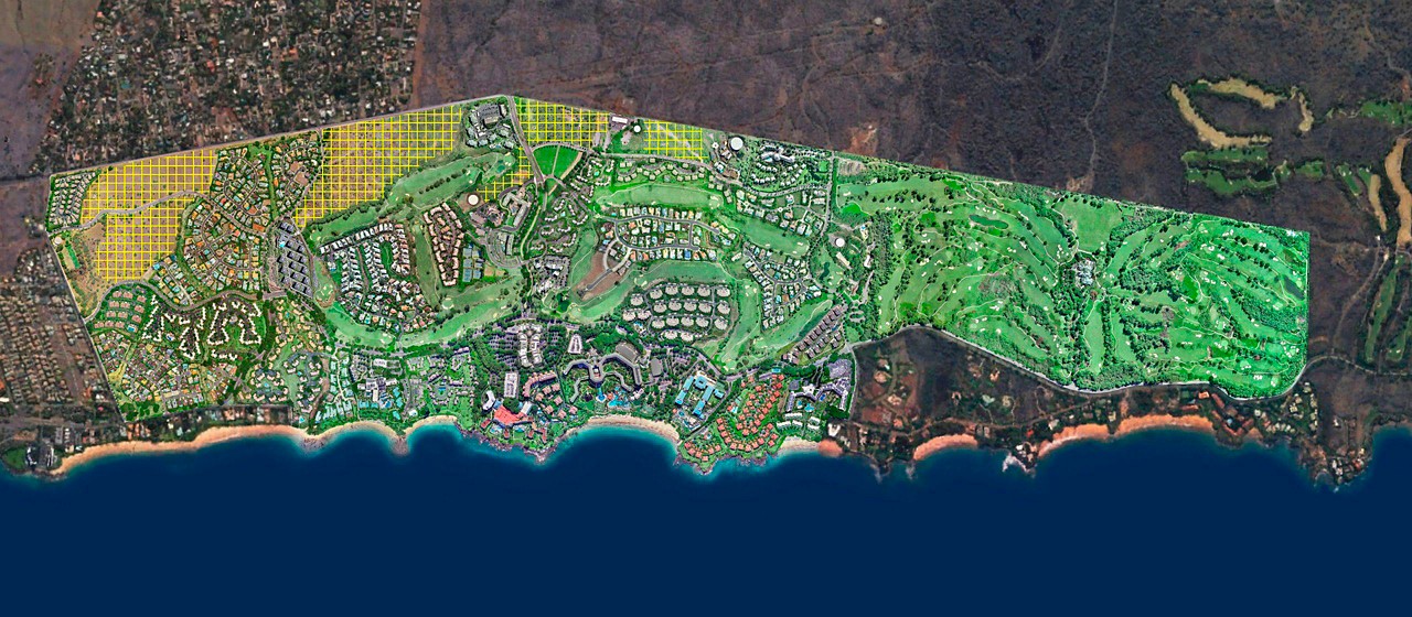 Wailea Lands Satellite