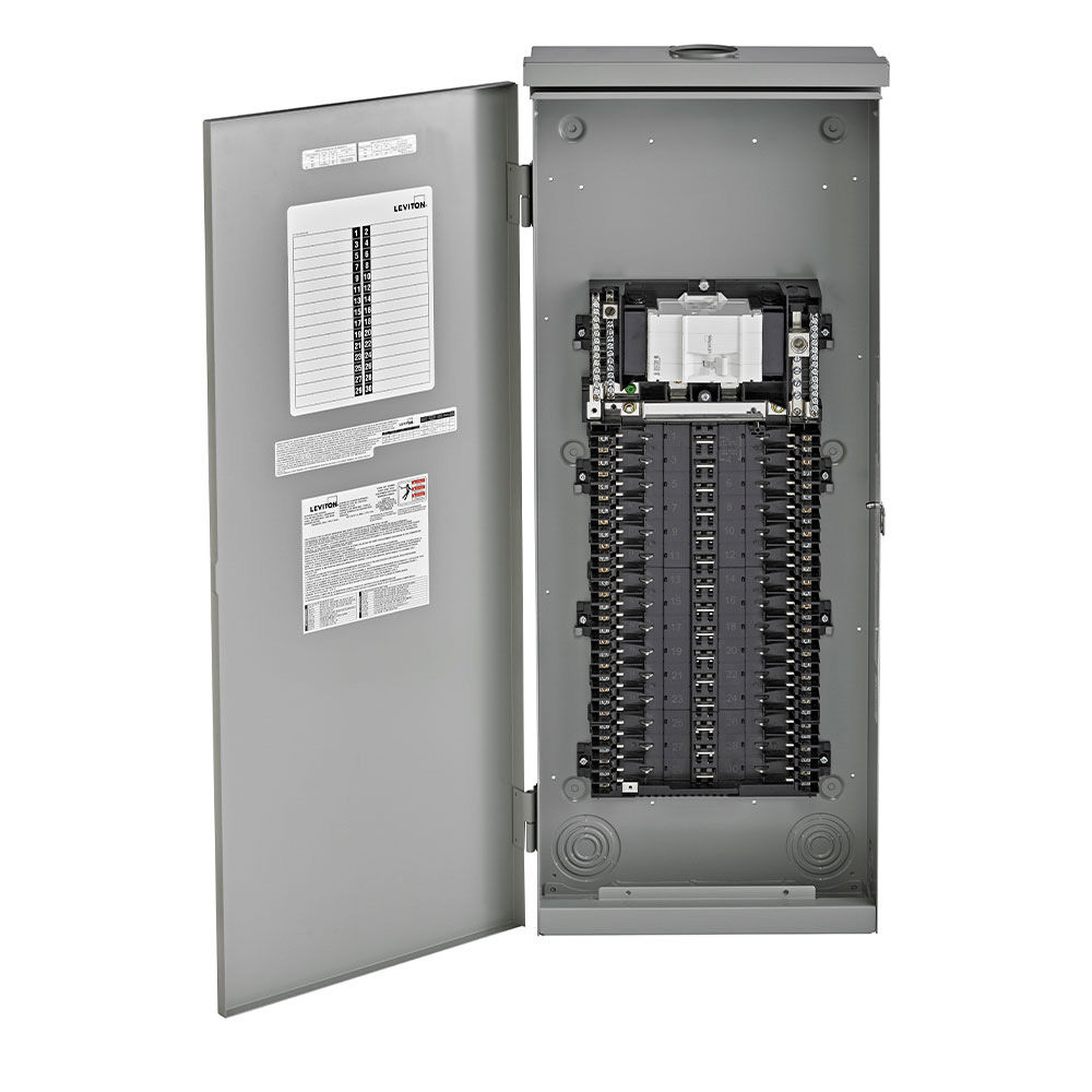 Leviton 30 Space Outdoor Load Center with 125 Amp Main Circuit Breaker