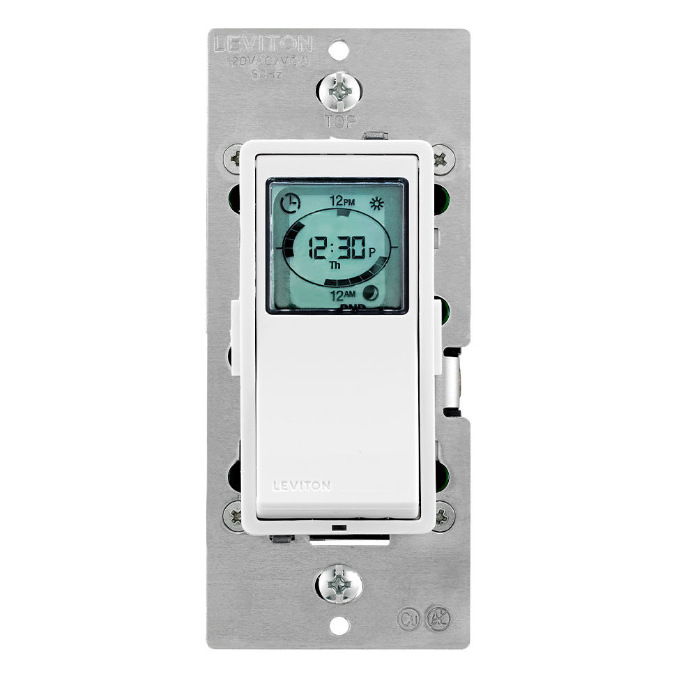 VPT24-1PZ - Indoor Decora 24-Hour Programmable Timer - Leviton