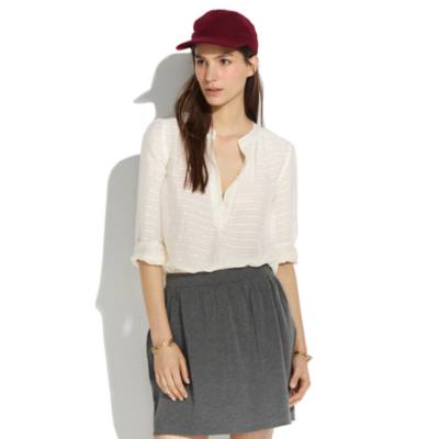 Silk Flowerstripe Blouse