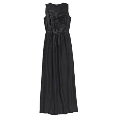 Silk Pleated Maxidress