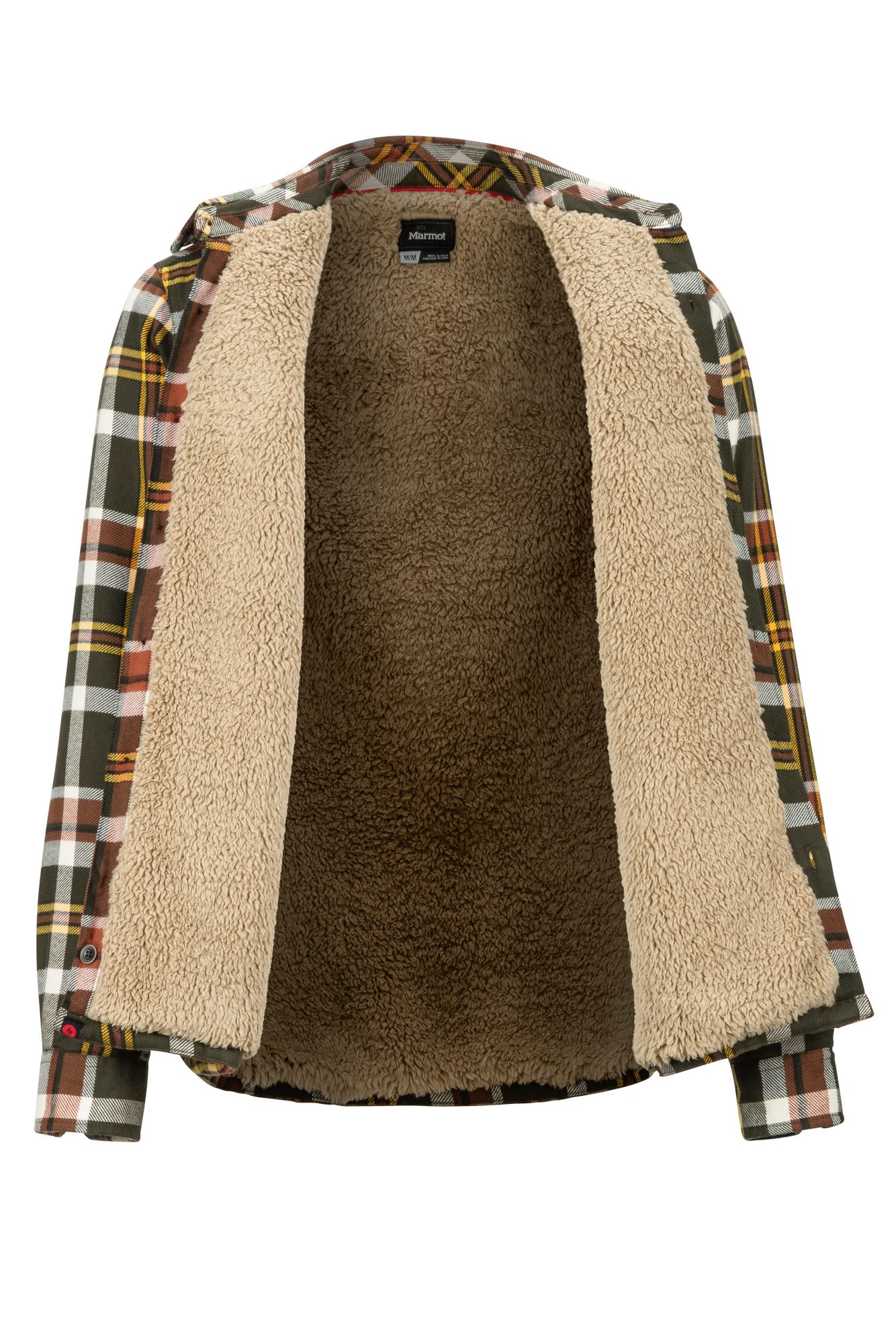 marmot ridgefield sherpa flannel