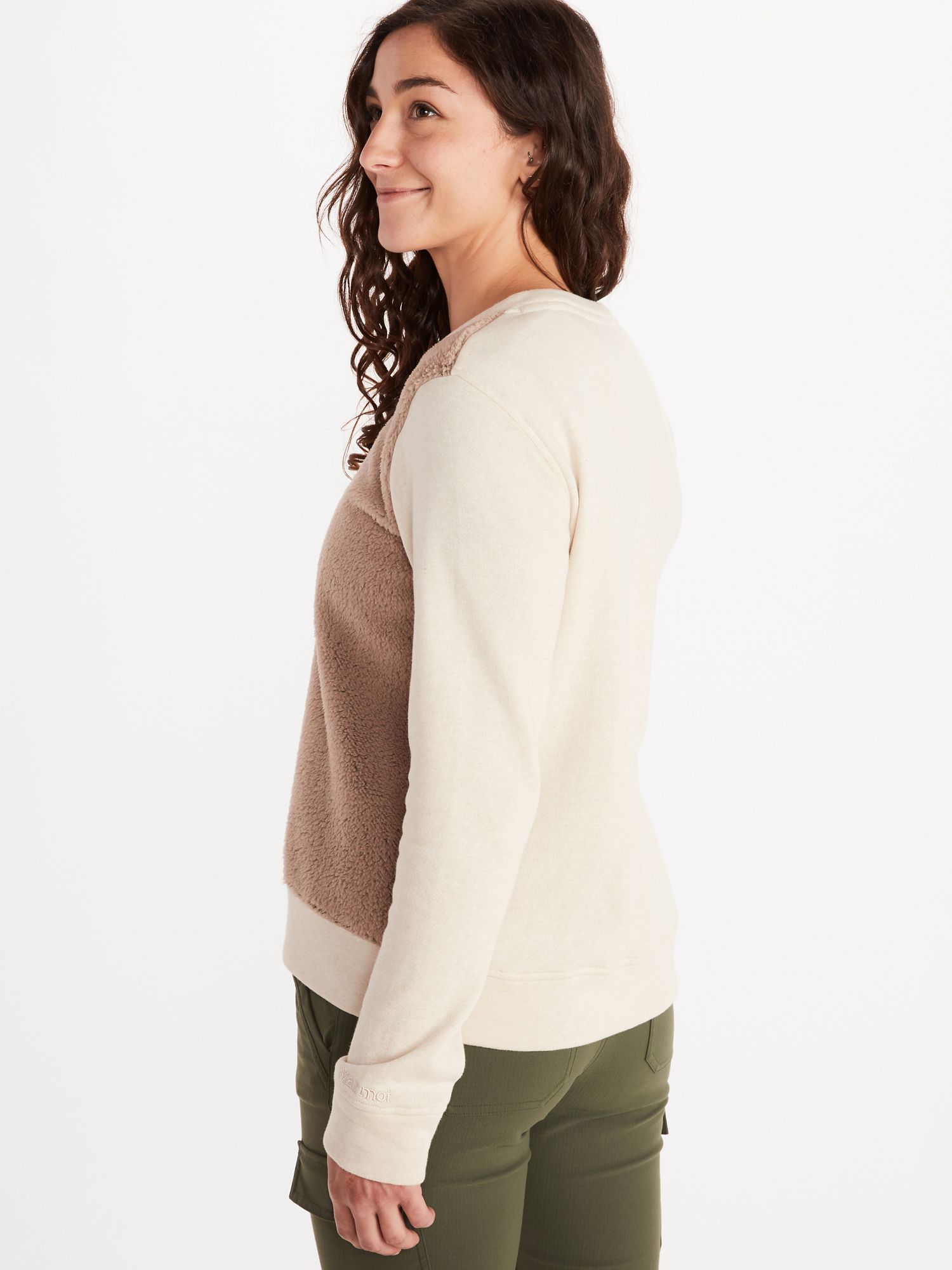 sherpa sweatshirt women's