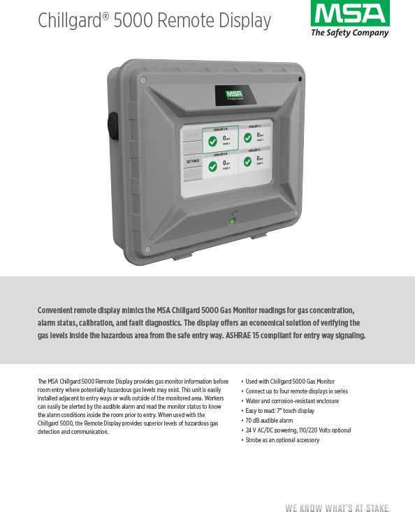 Chillgard 5000 NH3 Monitoring System From MSA Safety, 53% OFF