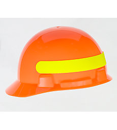 MSA 10084088 SmoothDome Protective Cap with 6-Point Fas-Trac III Suspension Hi-Viz Orange 4032792264427 