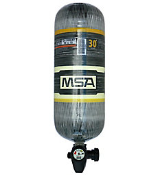 MSA SCBA Cylinder Low Pressure 2216 psi Valve Assembly With Gauge 