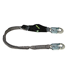 310 lb Nylon Webbing 2 Legs 1 Wide MSA Safety SWL40400206LS Pack-Style Shock Absorber Lanyard with LS Snap Hook Anchor Capacity 6 Length 1 Wide 6' Length 641817017654 