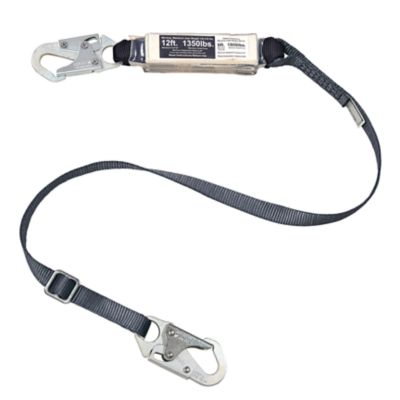 AS 01-01-6 HV 6FT LANYARD WITH DOUBLE SNAP HOOK - Acure Safety