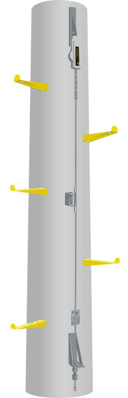 Areej Future Trading Latchways® Vertical Lifeline System for Telecommunication Structures
